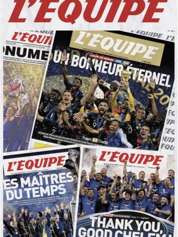 Produit Les Trophées des Équipes de France - Football, HandBall, Rugby Image
