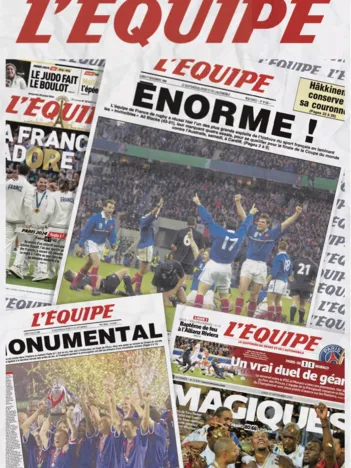 Produit Les Exploits des Équipes de France - Football, Basket, Rugby Image