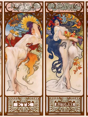 Produit Art Collection - Mucha - Les Saisons Image