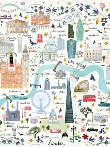 Produit Map of London Image