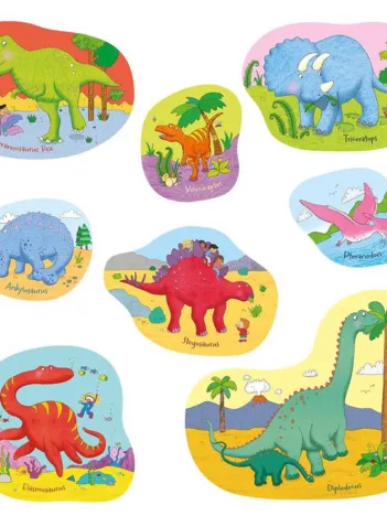 Produit 8 Puzzles - Dinosaures (4 à 16 Pièces) Image