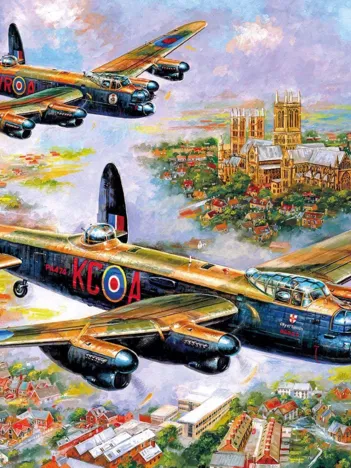 Produit Jim Mitchell - Lancasters Over Lincoln Image