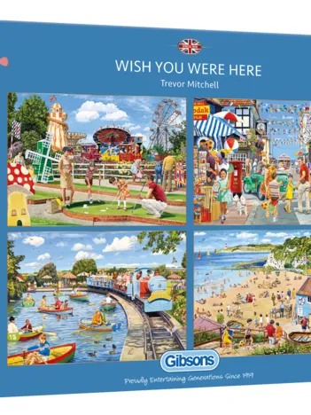Produit 4 Puzzles - Wish You Were Here Image