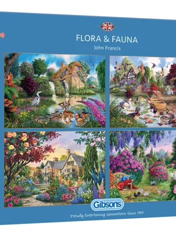 Produit 4 Puzzles - John Francis : Flore et Faune Image
