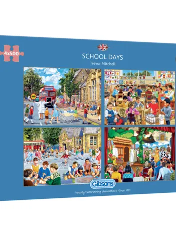 Produit 4 Puzzles - Jours de Classe Image