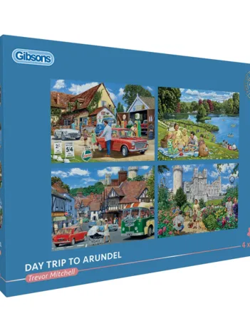 Produit 4 Puzzles - Une Journée en Famille Image