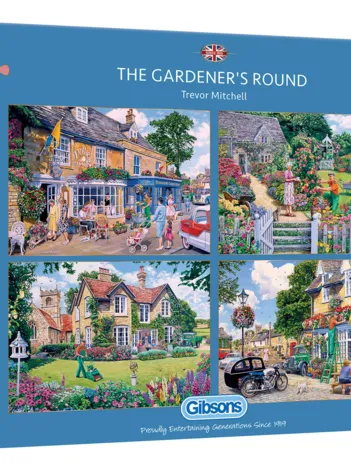 Produit 4 Puzzles - The Gardener's Round Image