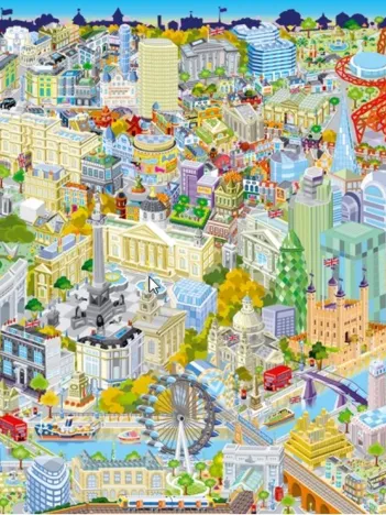 Produit Londres vu du ciel Image