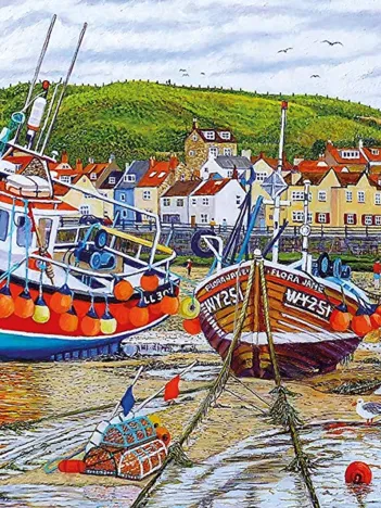 Produit Roger Neil Turner - Seagulls at Staithes Image
