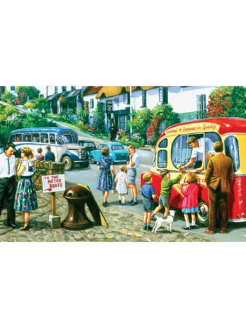 Produit Crème Glacée au Bord de la Rivière Image