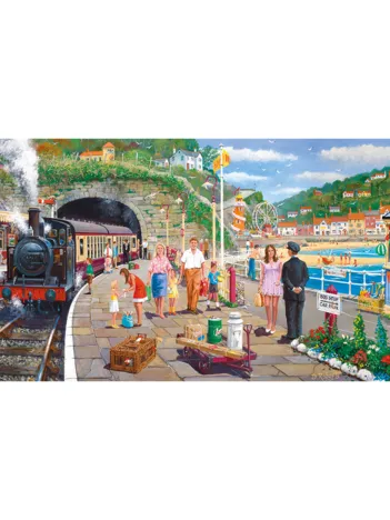 Produit Derek Roberts: Seaside Train Image