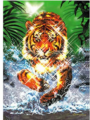 Produit Effet métallique - Le Tigre sauvage Image