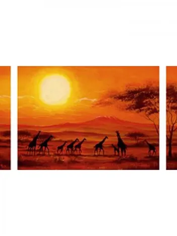Produit Triptyque : Les girafes Image