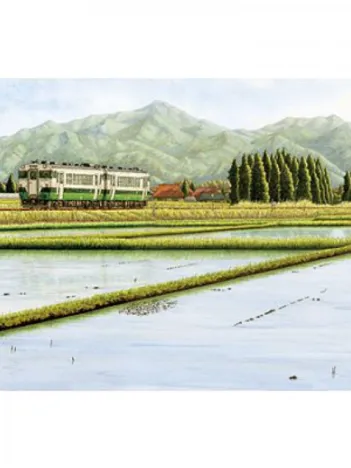 Produit Traversée du train dans les rizières Image