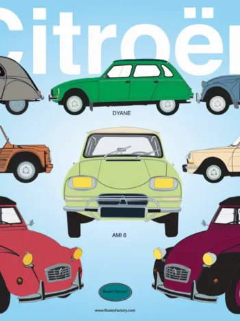 Produit Rosies Factory : Collection de Voitures Citroën Image