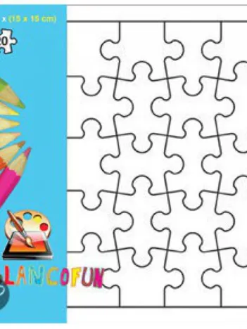 Produit 6 Puzzles Carte Postale à décorer soi-même Image