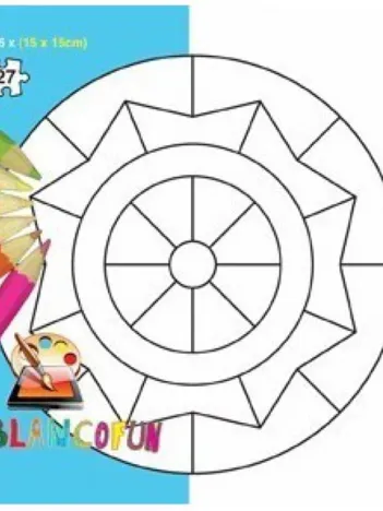 Produit 6 Puzzles Mandala à décorer soi-même Image