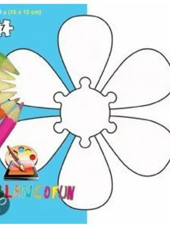 Produit 6 Puzzles fleur à décorer soi-même Image