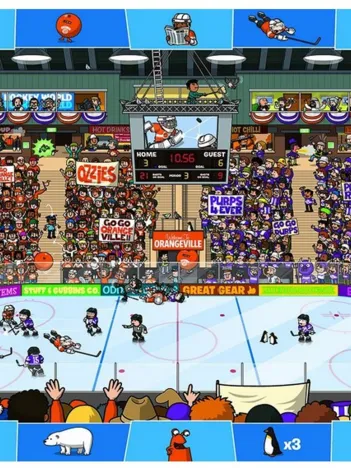 Produit Cherche et Trouve - Hockey Image