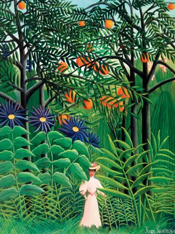 Produit Woman in an Exotic Forest Image