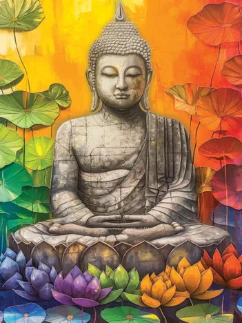 Produit Bouddha Coloré Image