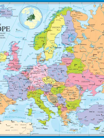Produit Carte d'Europe Image