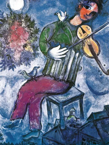 Produit Marc Chagall - Le Violoniste Bleu Image