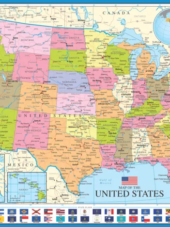 Produit Carte des Etats-Unis Image