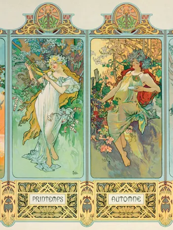 Produit Mucha Alfons : Four Seasons Image