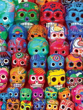 Produit Crânes Traditionnels Mexicains Image