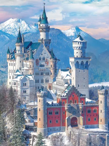 Produit Neuschwanstein en Hiver, Allemagne Image