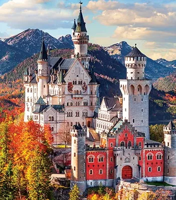 Produit Château de Neuschwanstein en automne Image