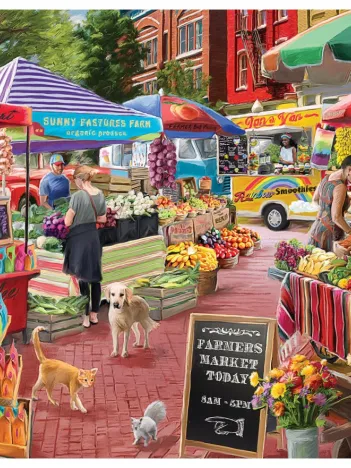 Produit Connecting Pieces - A day at the Farmers Market Image