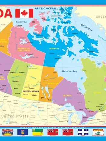 Produit Carte du Canada Image