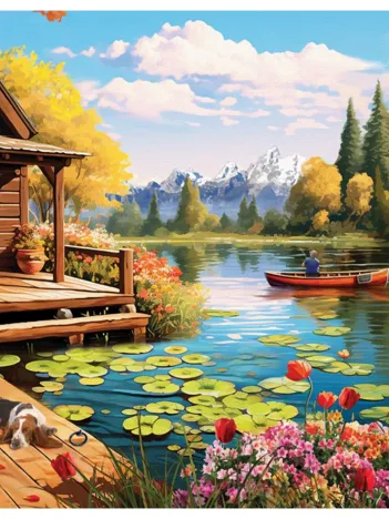 Produit Connecting Pieces - Lake Cottage Image