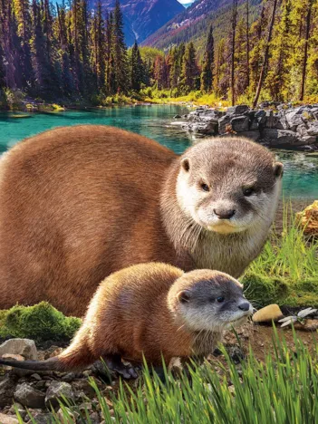 Produit Save the Planet - Otters Image