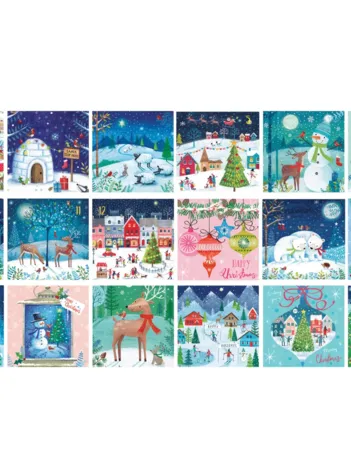 Produit Calendrier de l'Avent - Village de Noel - 24 Puzzles Image