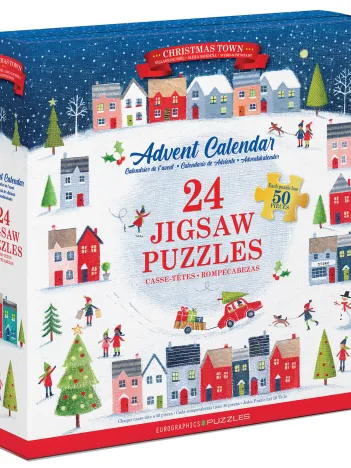 Produit Calendrier de l'Avent - Ville de Noël - 24 Puzzles Image