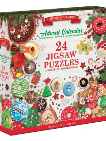 Produit Calendrier de l'Avent - Délices de Noël - 24 Puzzles Image
