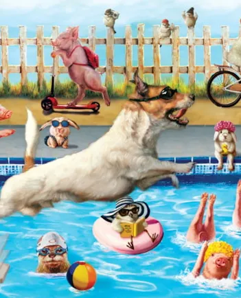 Produit Pièces XXL - Journée de folie à la piscine - Lucia Heffer Image
