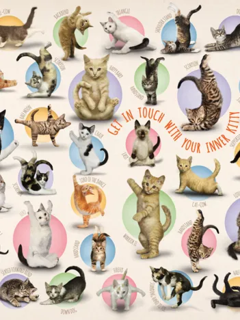 Produit Pièces XXL - Familiy Puzzle: Yoga Kittens Image