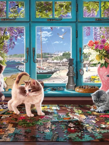 Produit À La Table De Puzzle Image