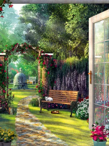 Produit Dominic Davison - Vue sur le Jardin Hanté Image