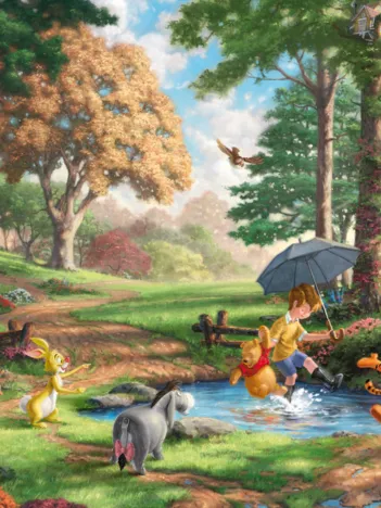 Produit Thomas Kinkade - Disney - Winnie l'Ourson Image