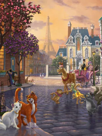 Produit Thomas Kinkade - Disney - Les Aristochats Image