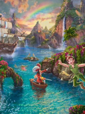 Produit Thomas Kinkade, Disney - Peter Pan Image