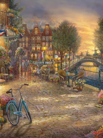 Produit Thomas Kinkade - Amsterdam Image