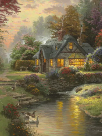 Produit Thomas Kinkade : Soirée paisible Image