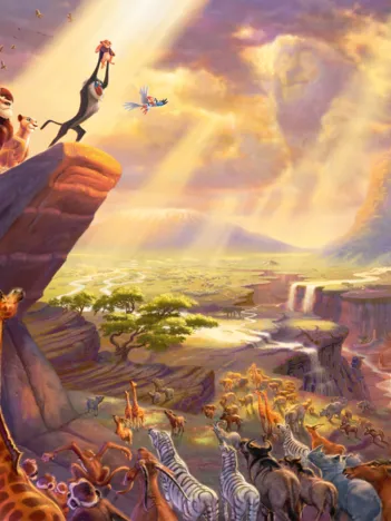 Produit Thomas Kinkade - Disney - Le Roi Lion Image