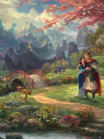 Produit Thomas Kinkade - Disney - Mulan Image